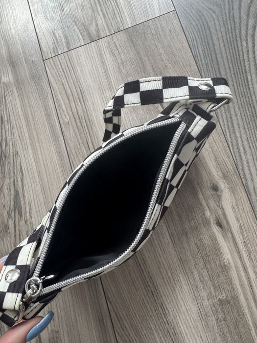 torebka bagietka w szachownice h&m