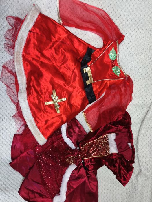 Різдвяна сукня помічниці Санти 1.5-2 , 2-3, 3-4, 5-6, 7-8