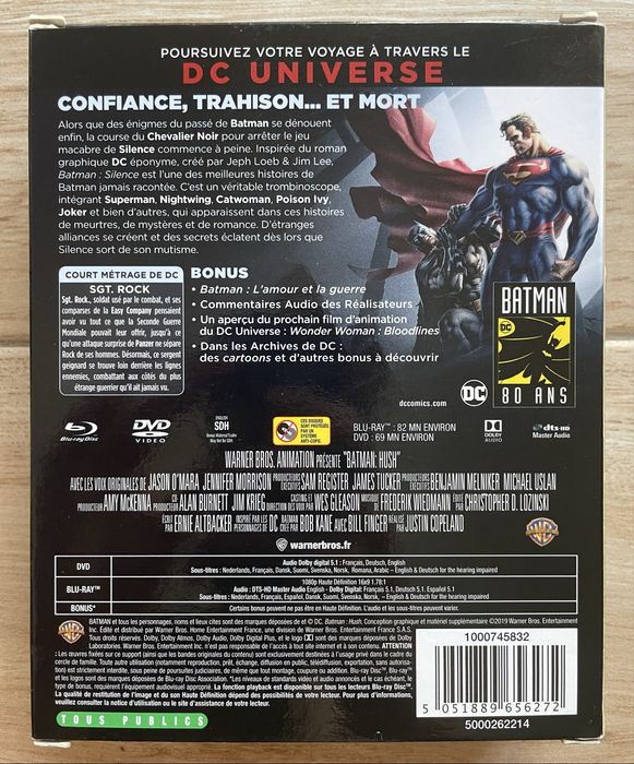Batman Hush + Batman Return of Bruce Wayne + (Filme/BD)