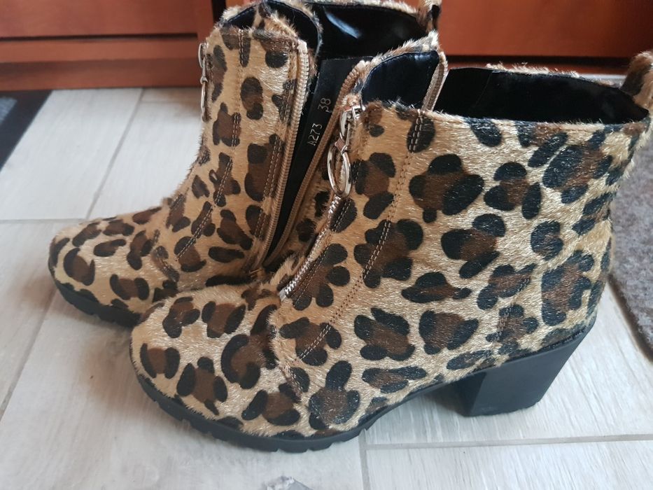 Botki w panterkę