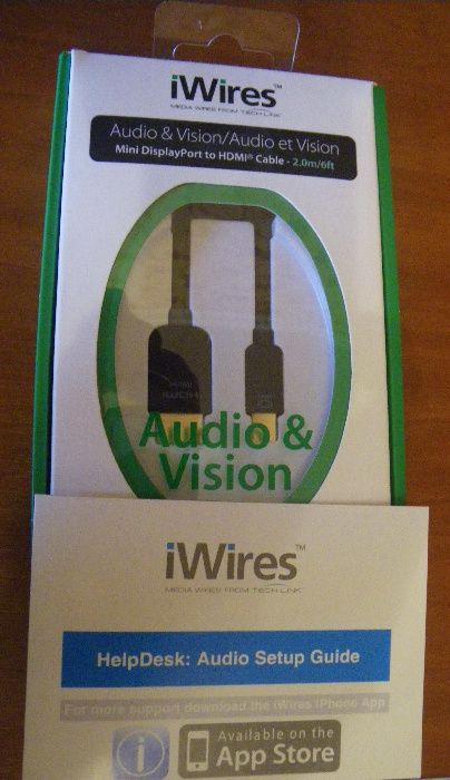 Кабель TechLink iWires Mini DisplayPort Plug - HDMI Plug 2 м