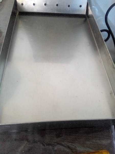 Tabuleiro  com escorredor em inox