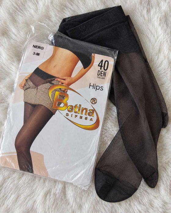 Rajstopy Betina Difesa Hips 40 DEN – Nero – rozmiar 3/M