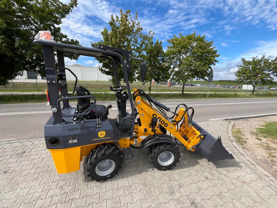 Mini ładowarka PERKINS silnik,GG06 Günter Grossman miniładowarka 600kg