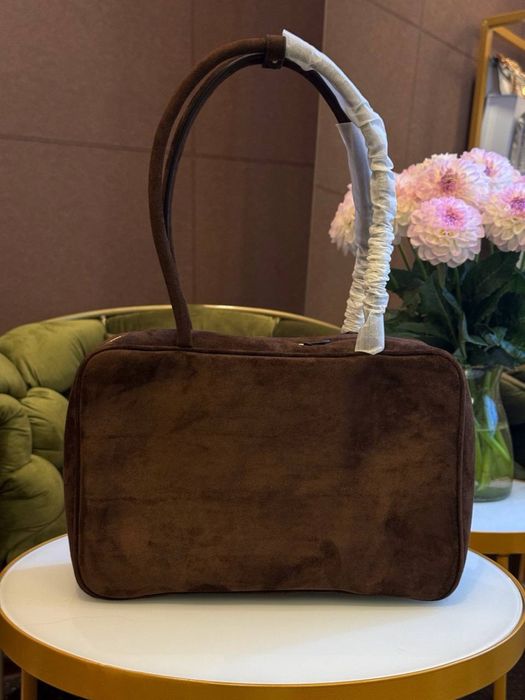 Сумка сумочка Miumiu suede beau міуміу замшева коричнева