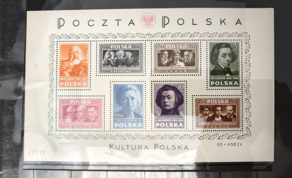 Znaczki pocztowe polskie - Blok nr 10