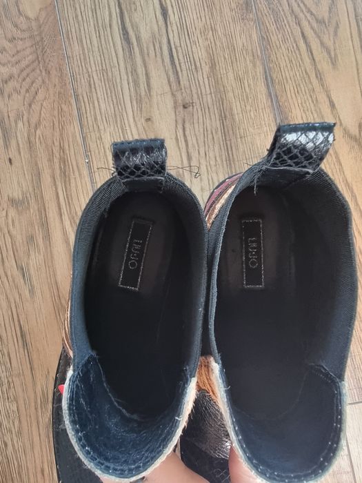 Liu Jo skórzane botki 37