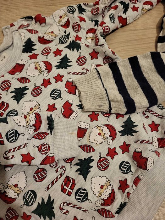 Paka chłopca r. 92 bluza świąteczna sweter spodnie wyjściowe chłopięce