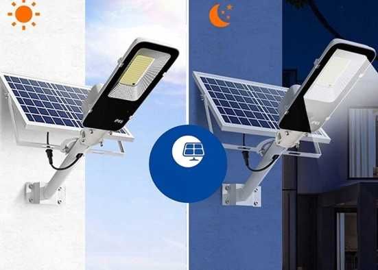 Lampa SOLARNA 3000W uliczna Regulowany Panel Mocna Ogrodowa Uchwyt NEW