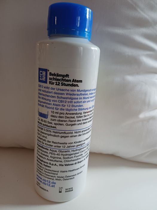 Roztwor do plukania jamy ustnej CB12 500ml Nowy