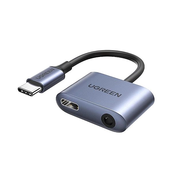 Ugreen adapter audio przejściówka USB Typ C (męski) - USB Typ C PD QC