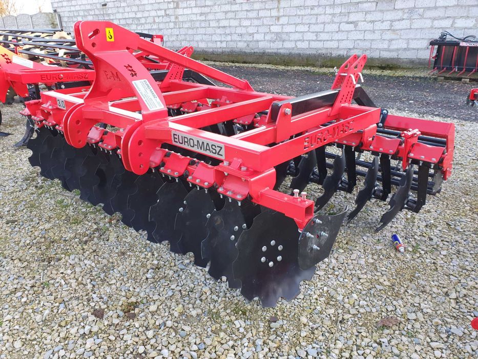 Agregat uprawowy/siewny/talerzowy/brona/ Euro Masz 2,5m 2,7m 3,0m.