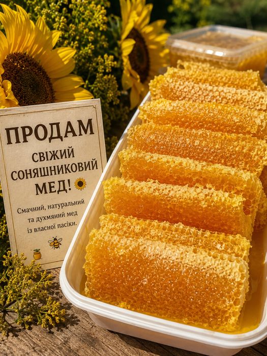 Продам соняшниковий мед
