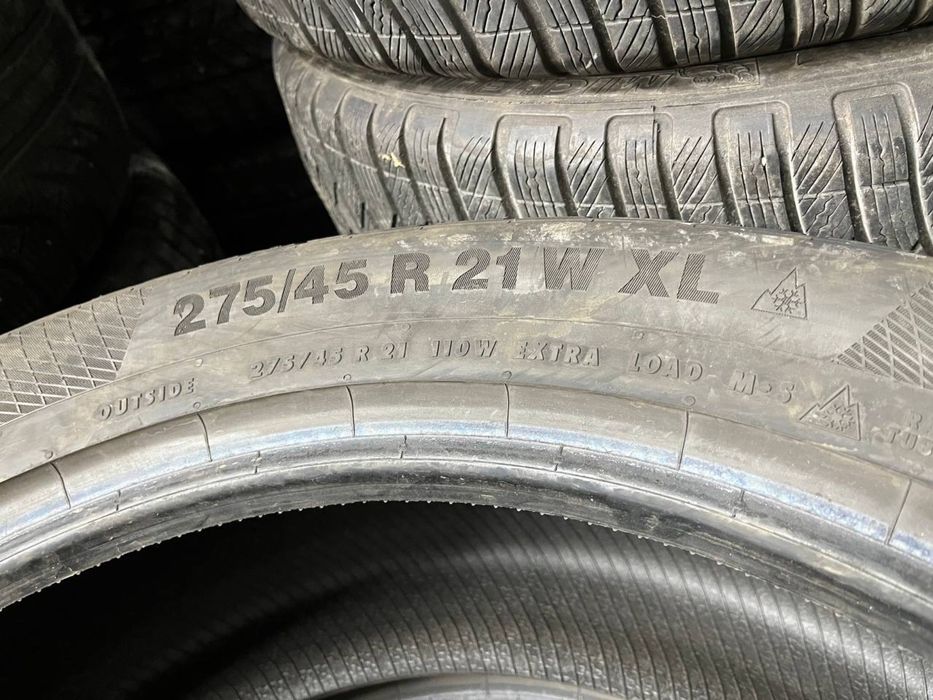 Пара зимової гуми 275/45/21 Continental