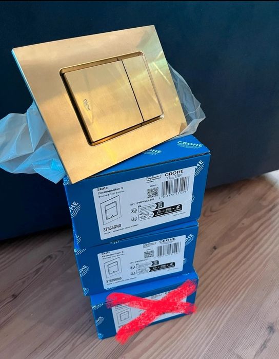 NOWY Przycisk Grohe Skate Cosmopolitan S, Brushed cool sunrise,