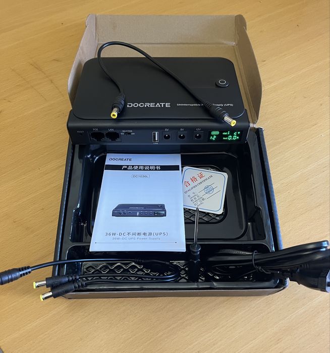 Упс ДБЖ для роутера, камери і тд. DC 1036 з АКБ акумулятори 12000mah