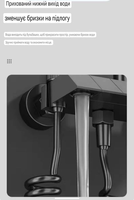 Душова система піаніно з лед дисплеєм