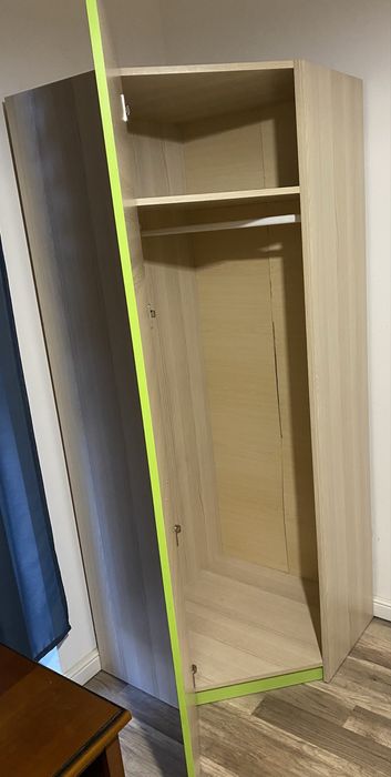 Szafa narozna Lorento  Jesion/zielony