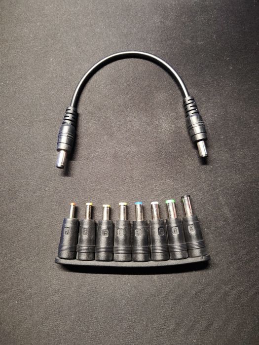 Zestaw adapterów do ładowania laptopów, końcówki DC