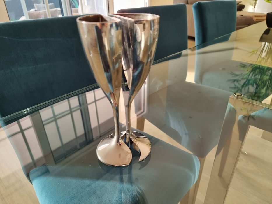 Câlices Decorativos Banhados em Prata