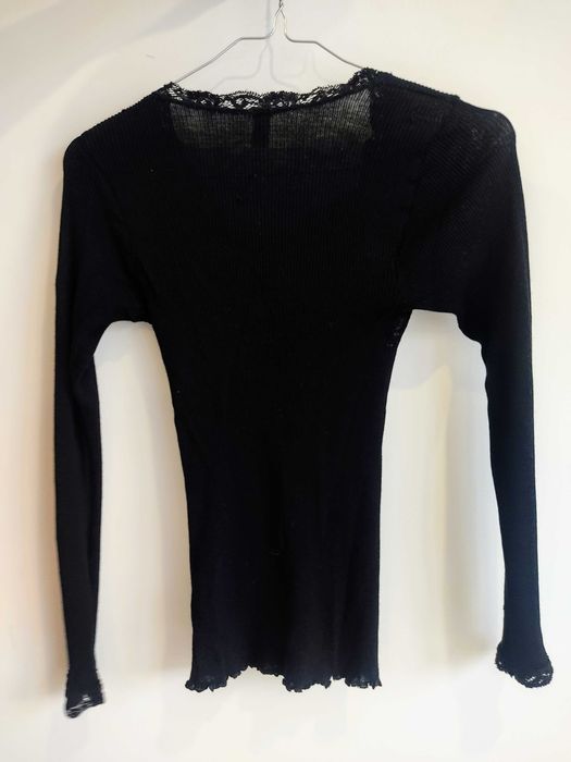 Camisola manga comprida preta Tam M