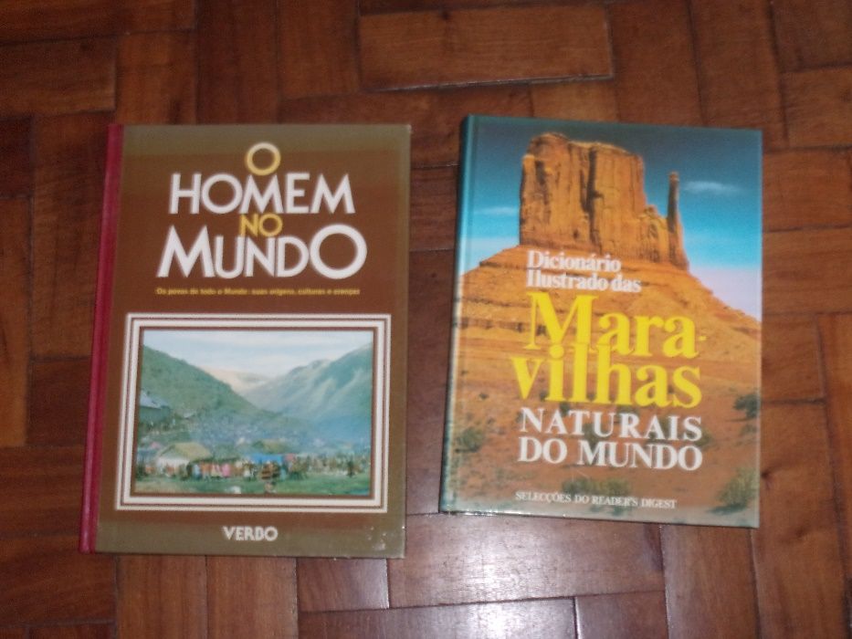 5 monografias s/ Portugal + 2 s/ Maravilhas naturais + 4 Enciclopédias