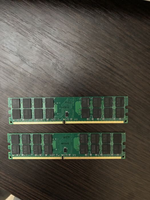 дві плашки DDR2 4gb=DDR2 8gb