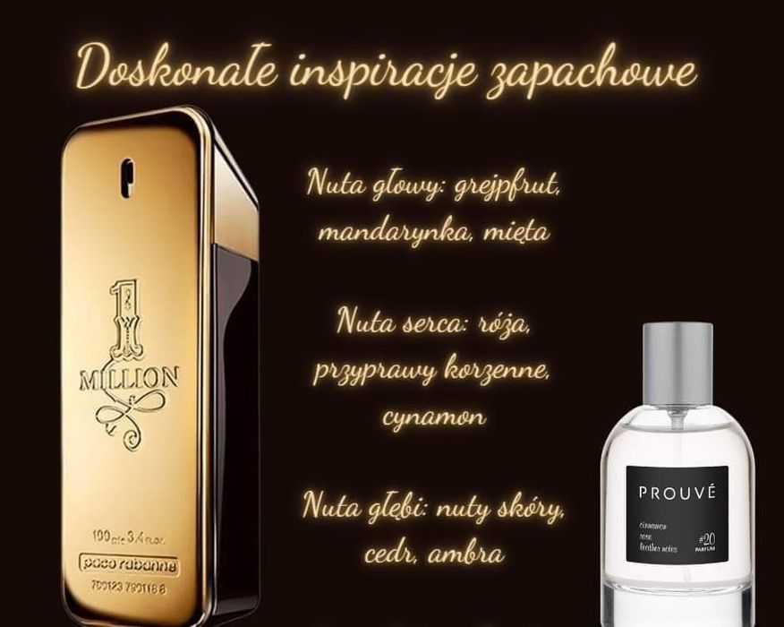 Perfum Prouve  odpowiednik Paco Rabanne  One Million
