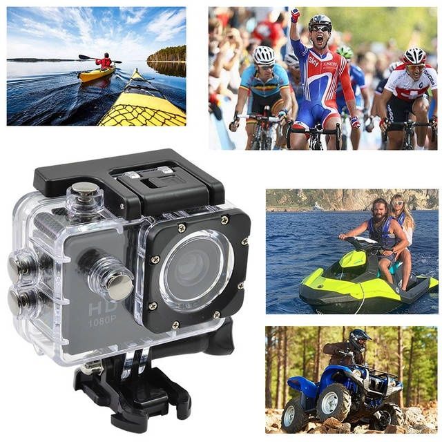 Екшн камера A7, FULL HD 1080p, водонепроникна