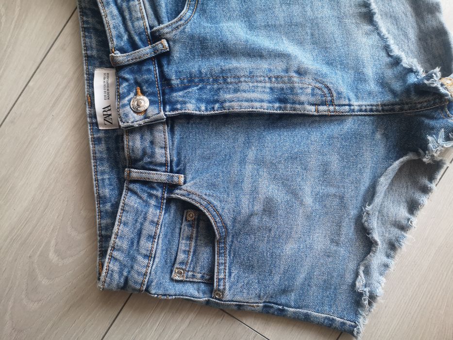 Zara - spodenki jeansowe damskie