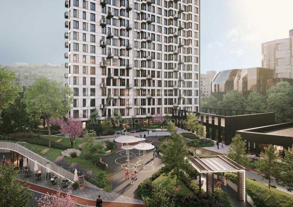TRIIINITY | Один із найкращих форматів комплексу | 87 м² | 2 спальні + кухня-вітальня 31 м² | Поряд Taryan Towers, Greenville, Бульвар Фонтанів - View 3