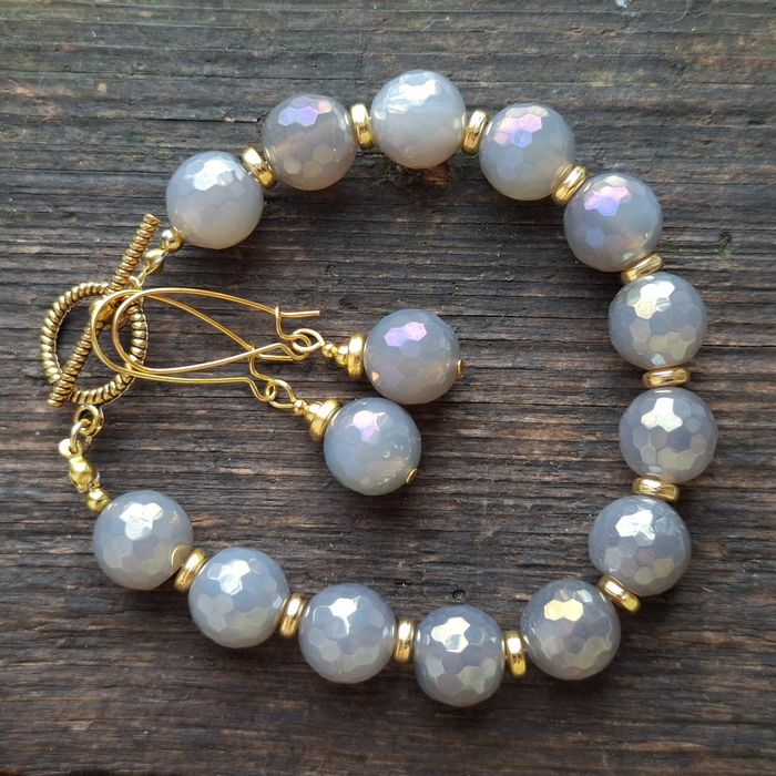 Bransoletka z kamieni naturalnych handmade
