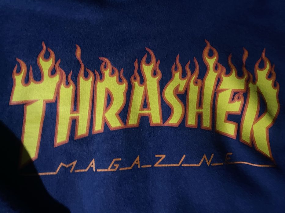 худі trasher синє