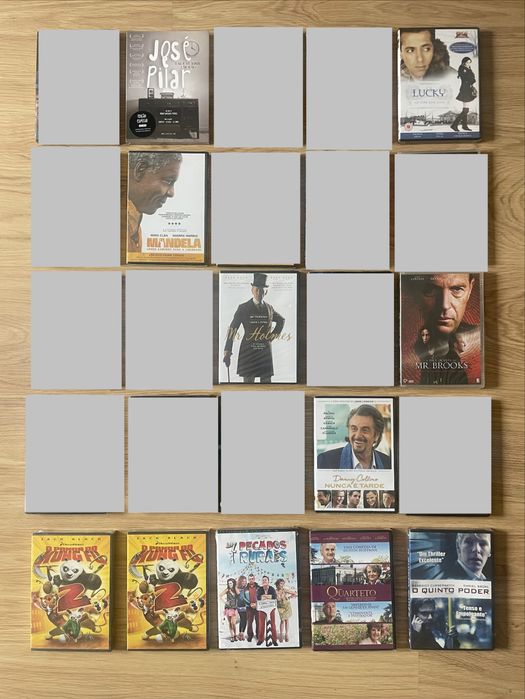 Coleção DVD’s NOVOS originais a estrear.