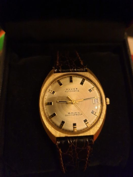 Zegarek Anker Automatic vintage gold