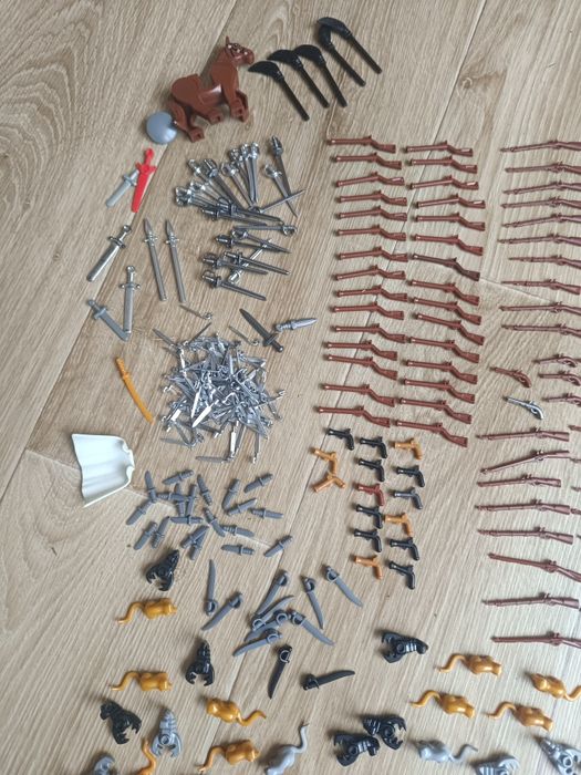 Elementy kompatybilne z lego broń, piraci, solidne, strzelba,szabla