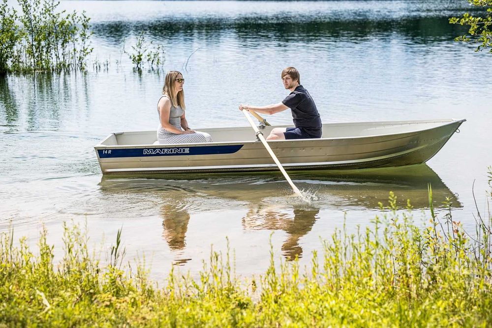 Łódź Wiosłowa Motorowa Aluminiowa Marine 14R I 4,12 x 1,40 m I 58 KG