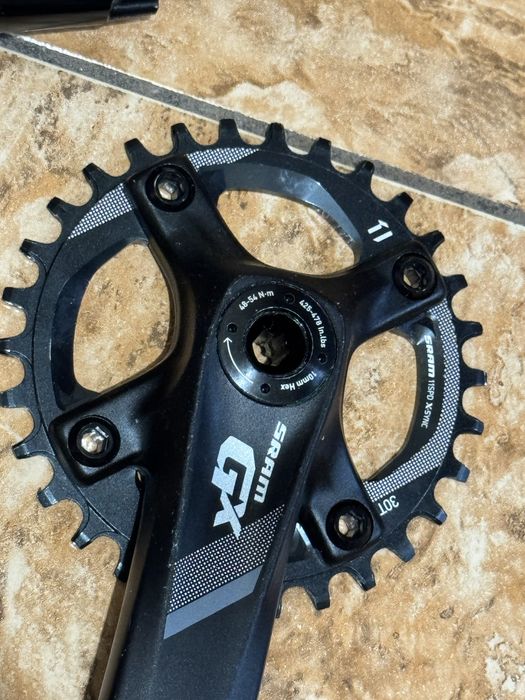 Sram GX 1000  X-Sync GXP 1x11 alu 30z 175 mm