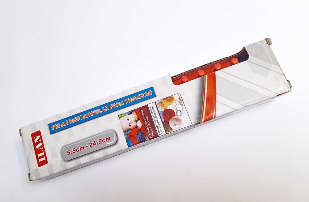 Rectangular Knitting Loom 24.5 cm Red New64584570844033121