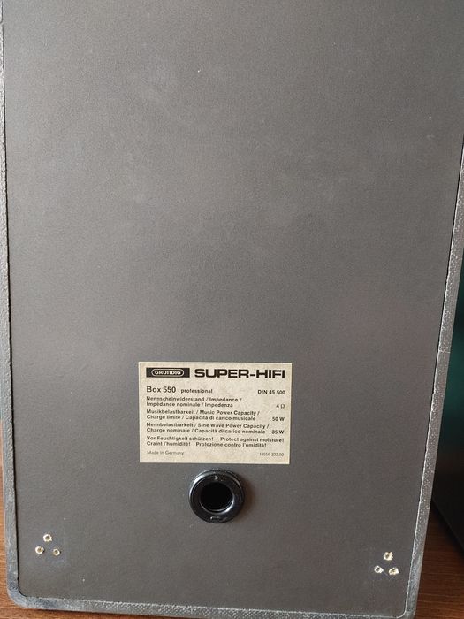 Grundig hifi box 550 professional