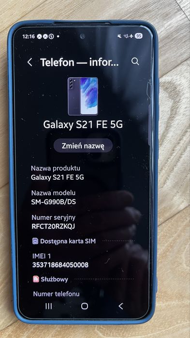Samsung S21 FE 5G  + ładowarka