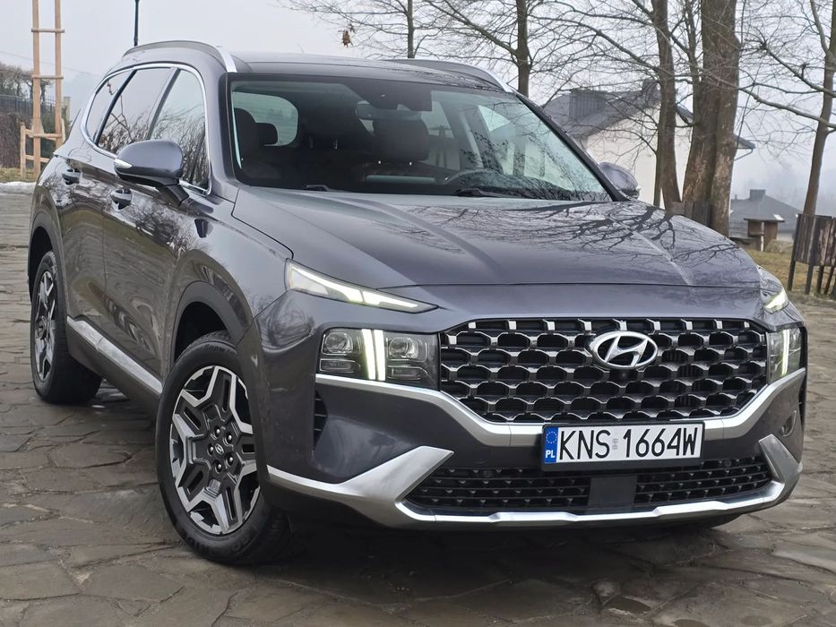 Hyundai Santa Fe 1.6 T-GDi 230KM●Hybryda●Napęd 4x4●7-Osobowy●Skóra●Kamery 360●VAT 23%