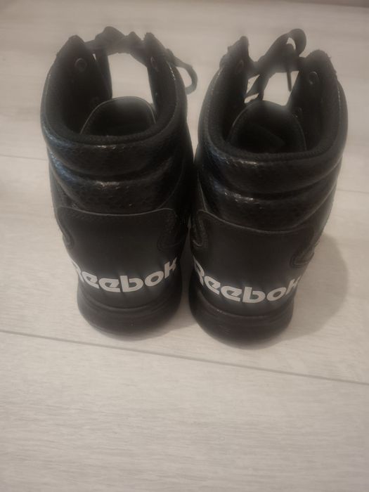 Buty damskie reebok snackersy czarne do kostki
