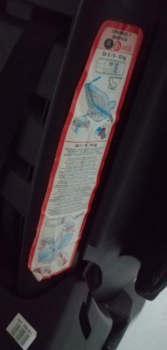 Cadeirinha carro grupo 0 e 1