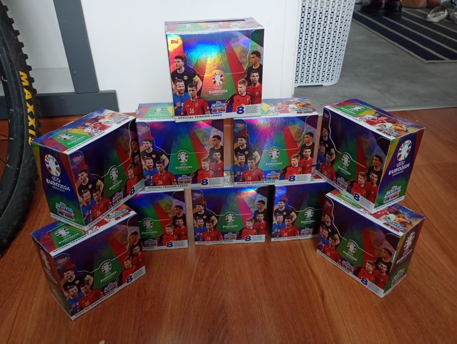 10 boxow topps match attax euro 2024