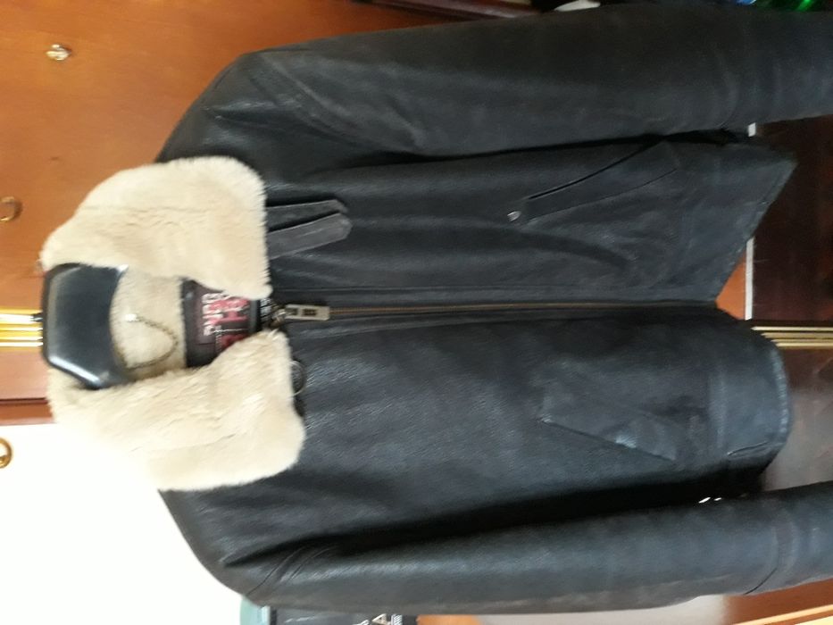 Casaco pele genuína unissex