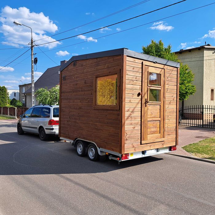 Sauna mobilna na lawecie