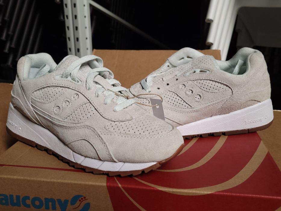 Saucony Shadow 6000 Suede Irish Coffee Creme US 7 EUR 40