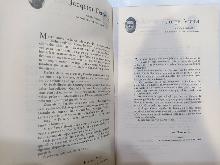 Programa oficial Portugal Espanha 1925