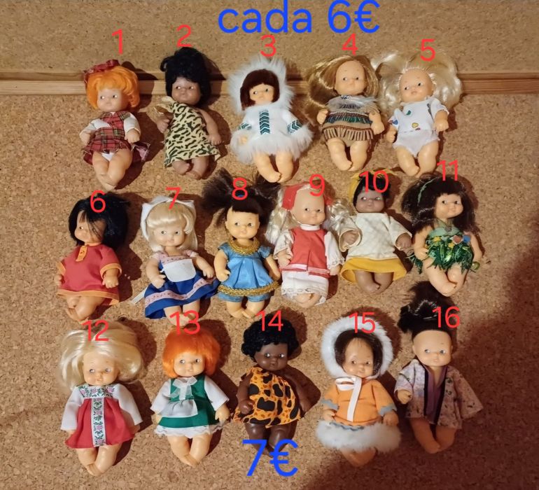 Barriguitas. Cada 6€ e 7€.